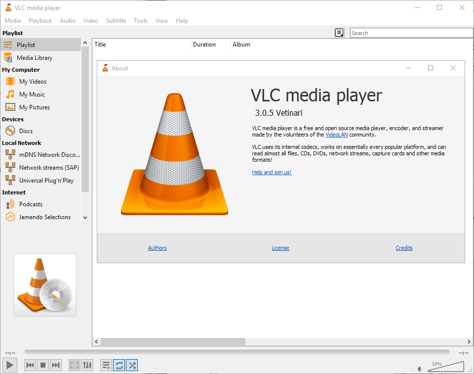 啟動vlc